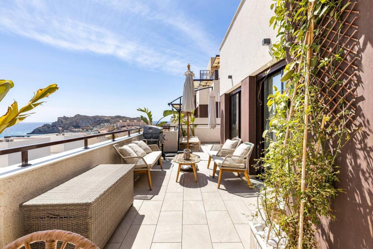 Luxury Designer Apartment - Unbeatable Sea Views Águilas Exterior photo